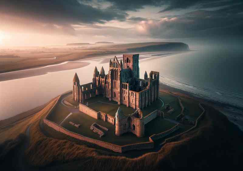Lindisfarne Priory Metal Poster