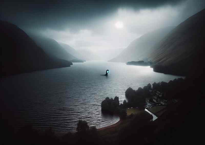 Loch Ness Scotland Mysterious Waters Home to Ancient Legends | Poster