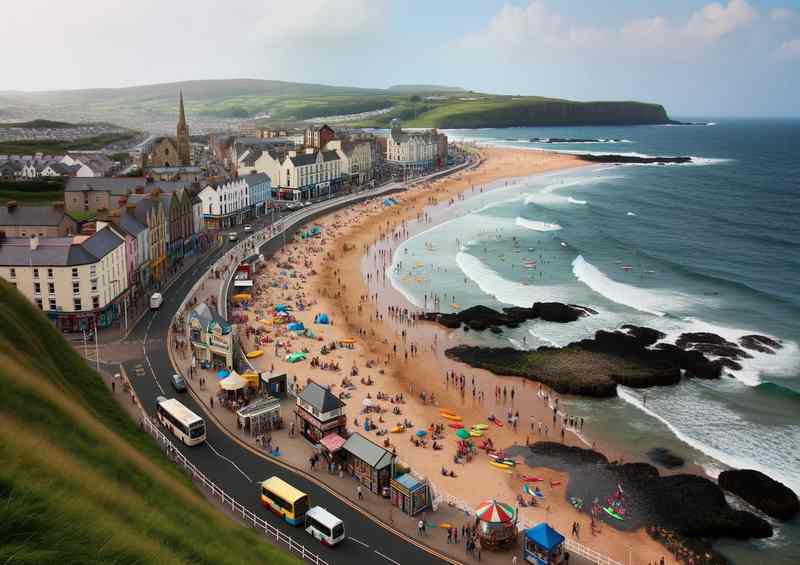 Retreat Portrush in Northern Ireland The towns sandy beaches | Di-Bond