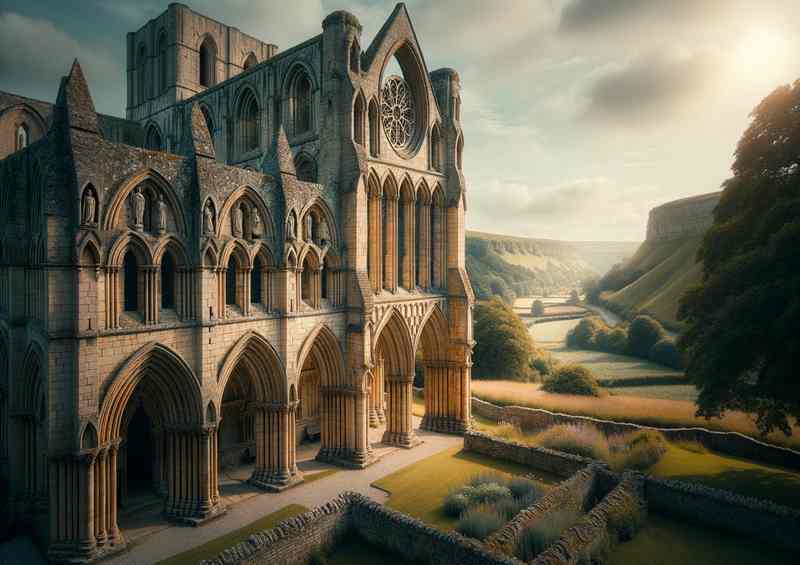 Rievaulx Abbey North Yorkshire Ancient Monastic Elegance | Canvas