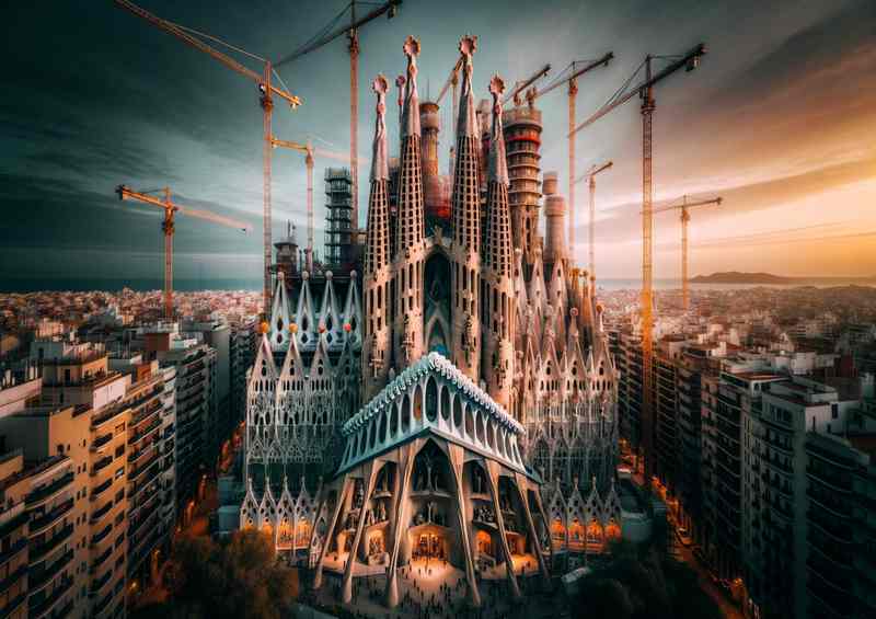 Sagrada Família Spain Gaudís Masterpiece Still in Creation | Di-Bond