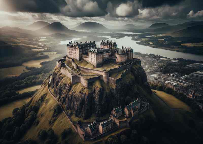 Stirling Castle Scotland Located on a volcanic crag | Di-Bond