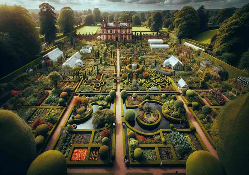 Tatton Park Gardens in Cheshire | Metal Poster