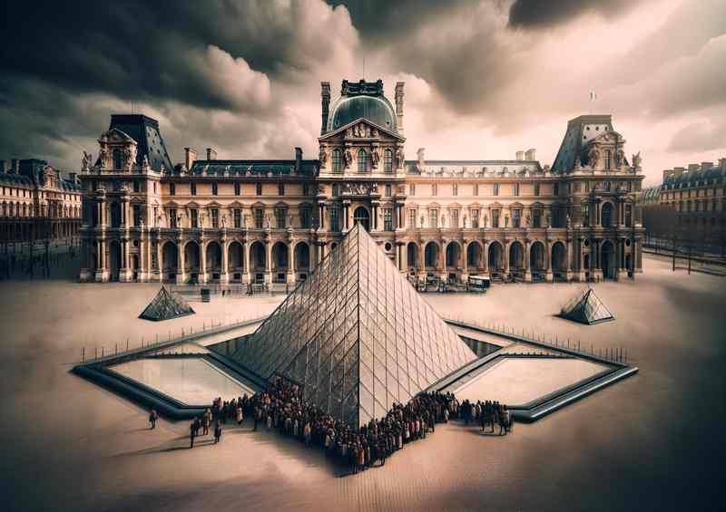 The Louvre Museum France | Canvas Art in Historic Paris