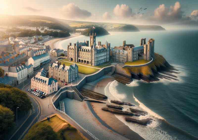 Welsh Coastal University Town of Aberystwyth | Di-Bond