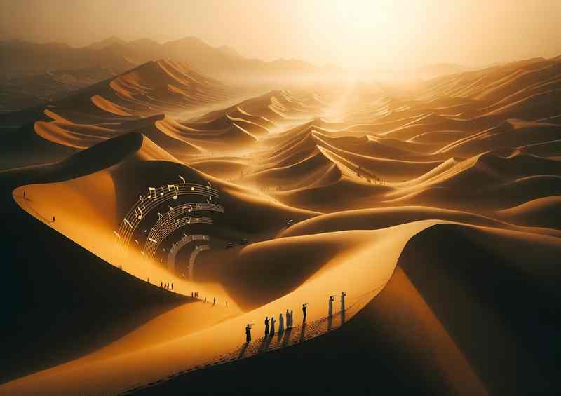 Whispering Sands Secrets Dunes Melodic Tunes Poster