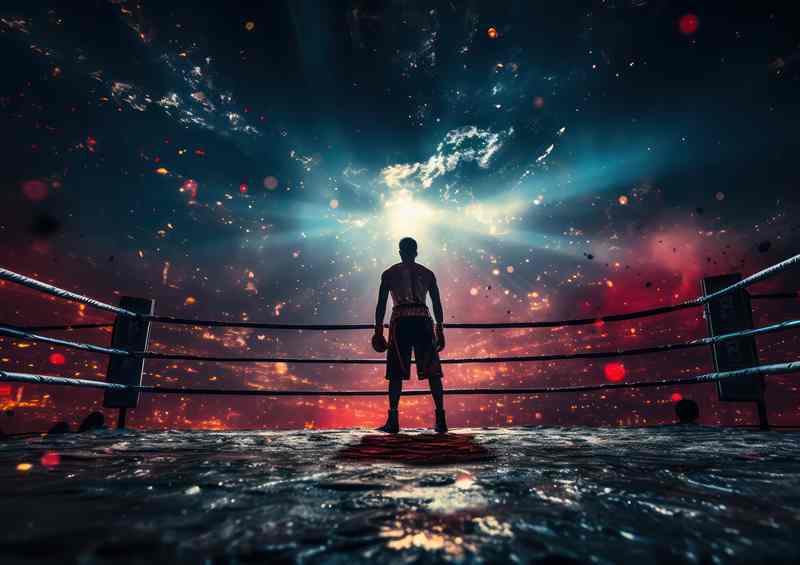 In the boxing ring ready for war | Canvas