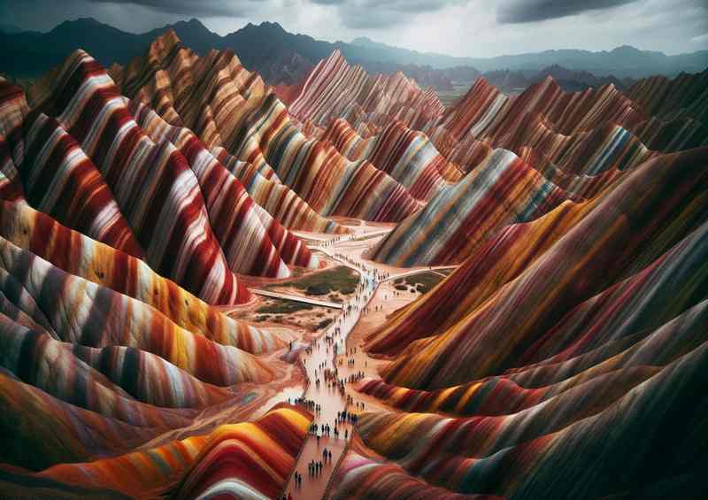 Zhangye Danxia Rainbow Mountains | Poster