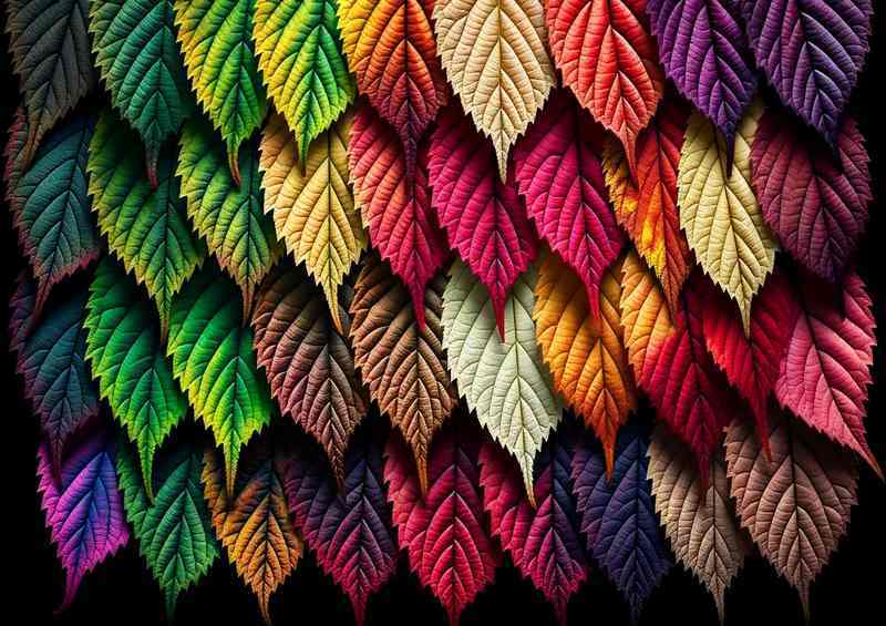 Seasonal Spectrum a group of autumn leaves | Di-Bond