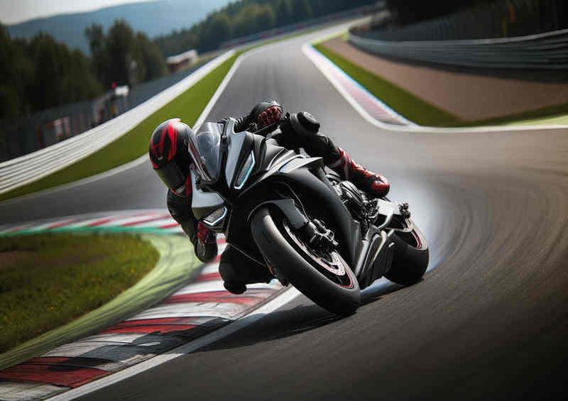 Racing Rapture a modern sportbike | Poster
