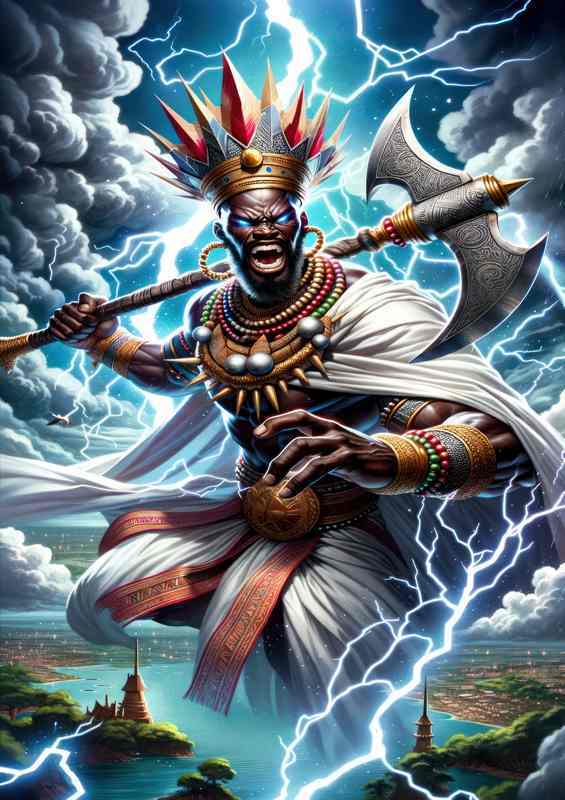 Sango Thunder Crown Canvas