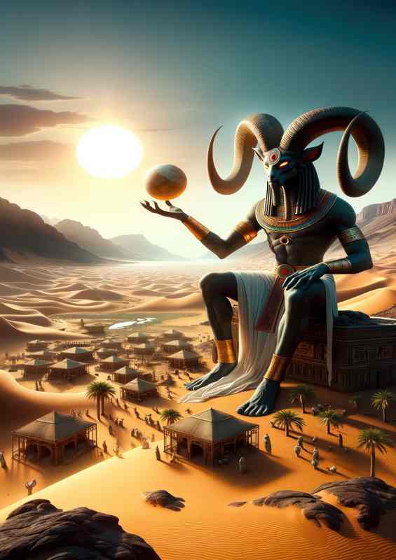 Amun's Enigma Canvas