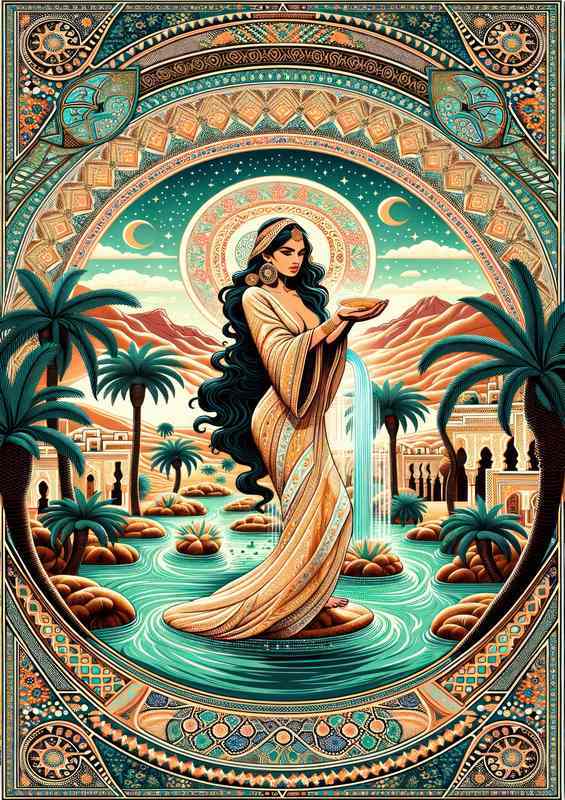 Berber spirit Aisha Qandisha enchantress of waters | Poster