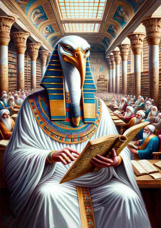 Egyptian god Thoth god of wisdom and writing | Canvas