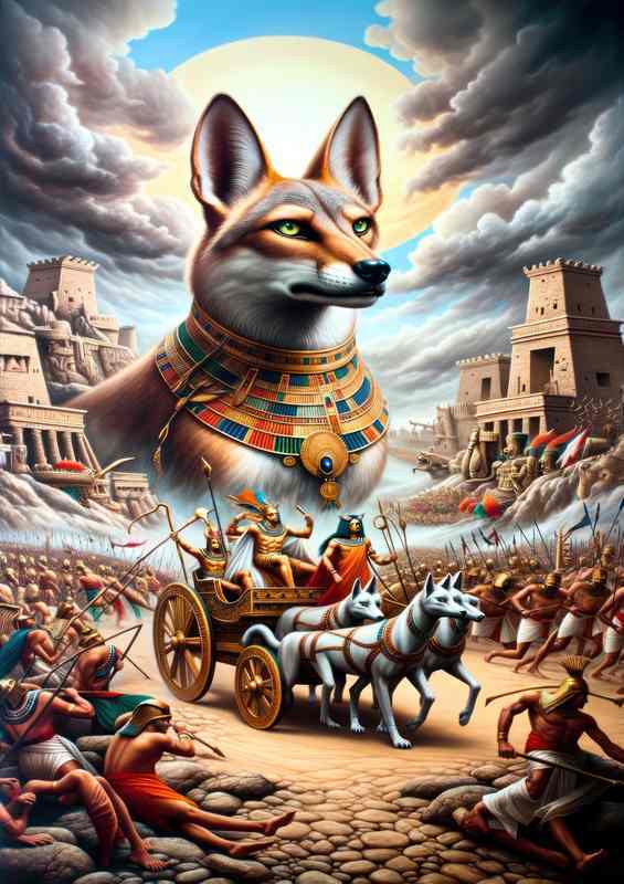Egyptian god Wepwawet jackal god of warfare | Canvas