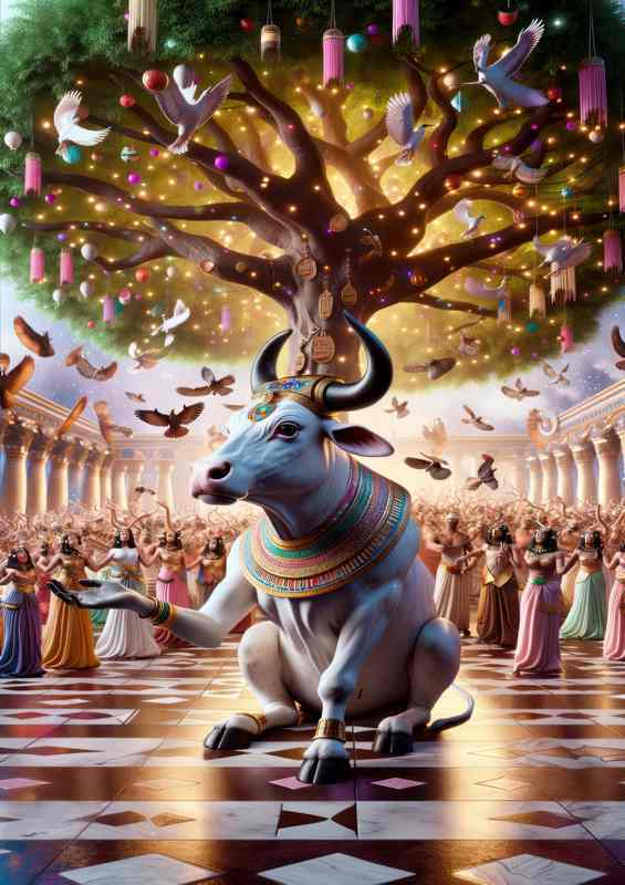 Egyptian goddess Hathor goddess of love and music | Canvas