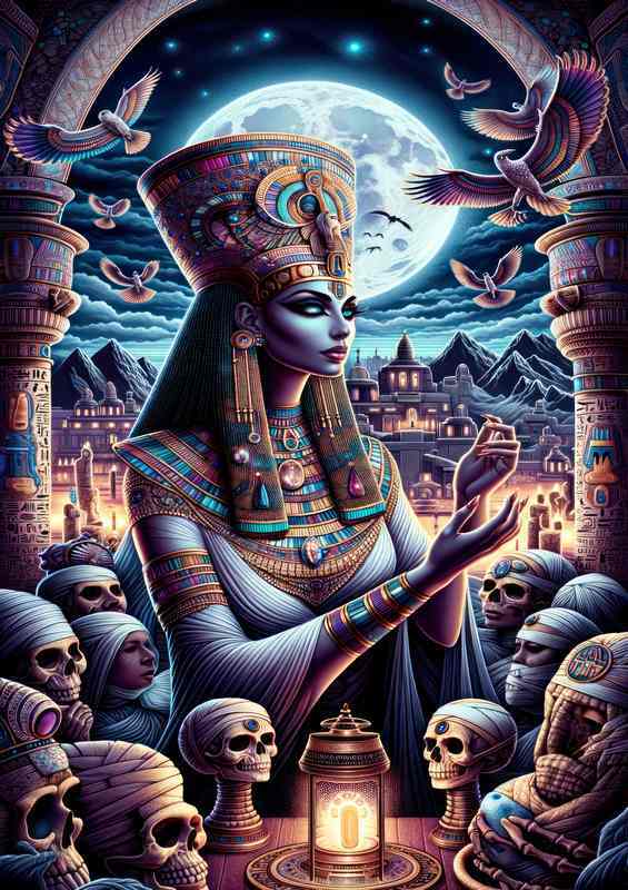 Egyptian goddess Nephthys protector of the dead | Di-Bond
