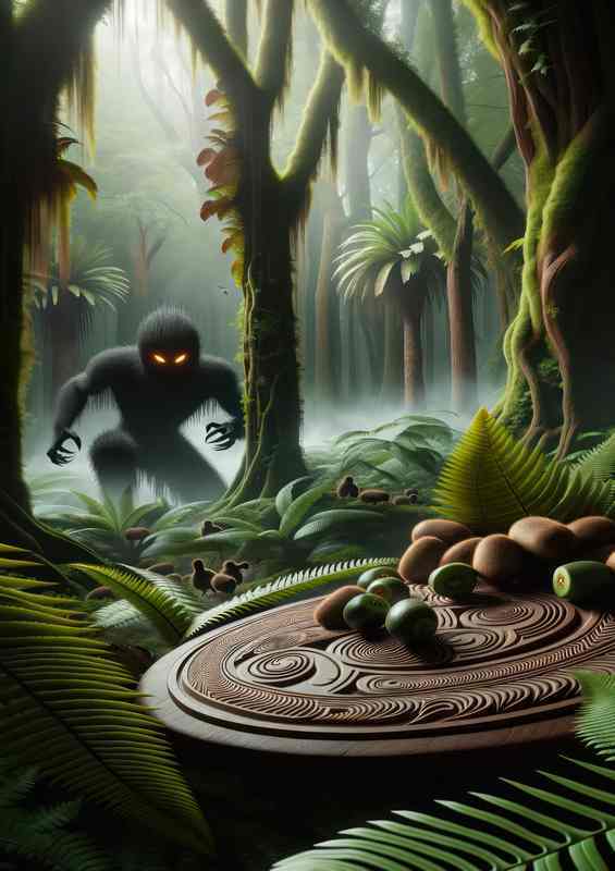 Whiro Shadow Metal Poster