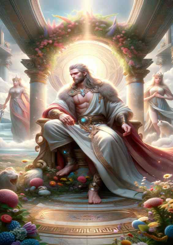 Norse god Baldur beloved and luminous | Poster