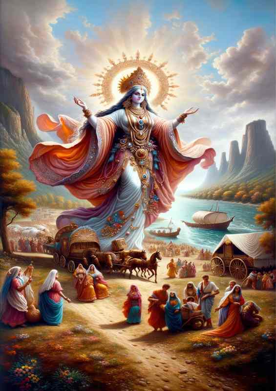 Sara la Kali Radiant Deity | Di-Bond