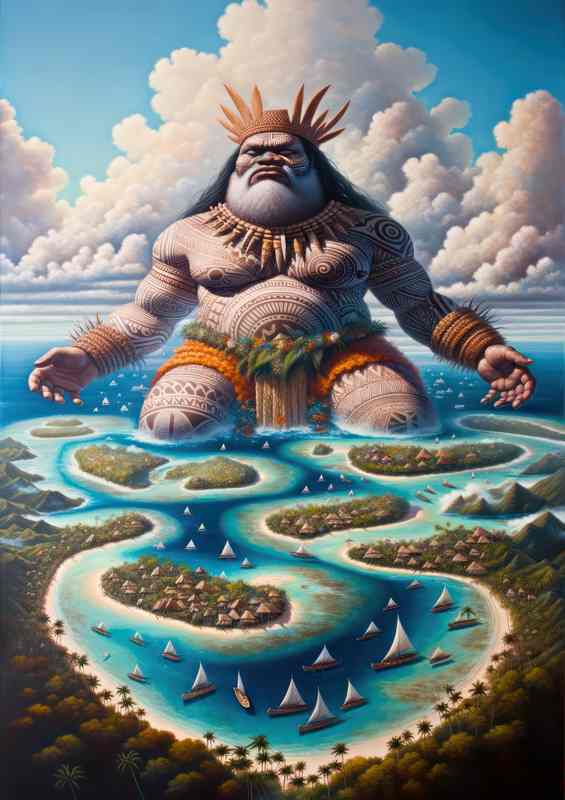 Tagaloa Sky Father Poster