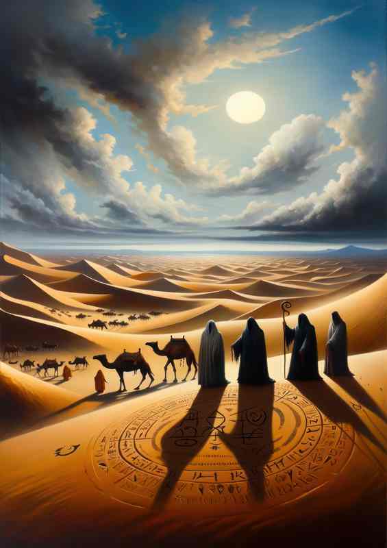 Tuareg spirit Amajagh protectors of the desert | Di-Bond