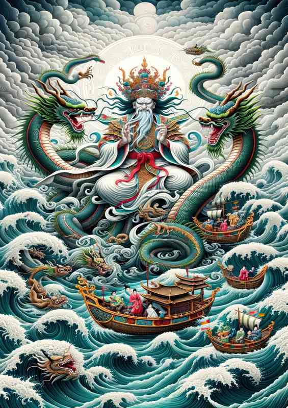Vietnamese deity Lac Long Quan dragon lord of the sea | Di-Bond