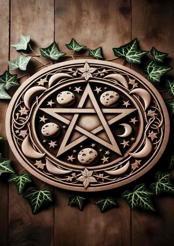 Pentacle Circle Canvas