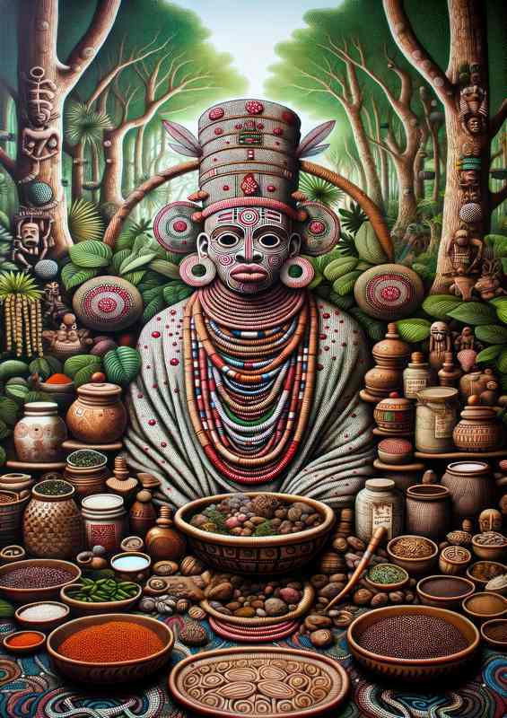 Yoruba deity Sopona god of smallpox and healing | Poster