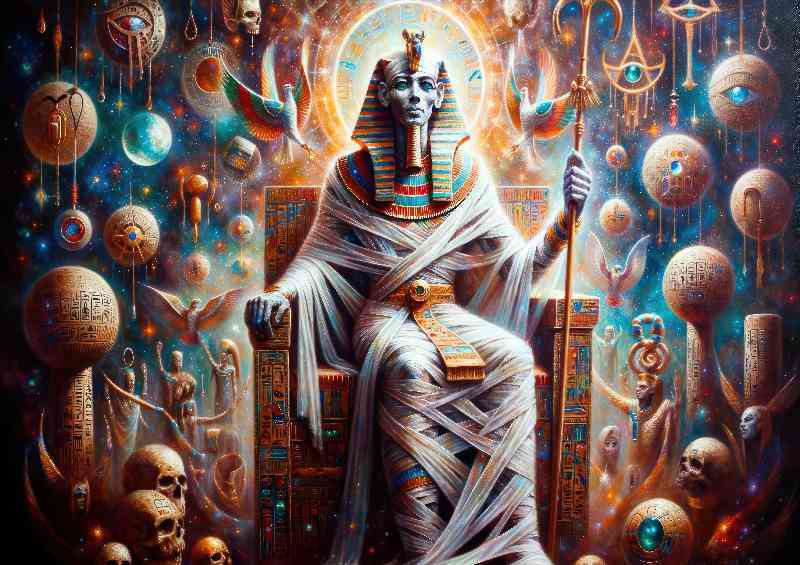 Egyptian god Osiris god of the aft | Poster