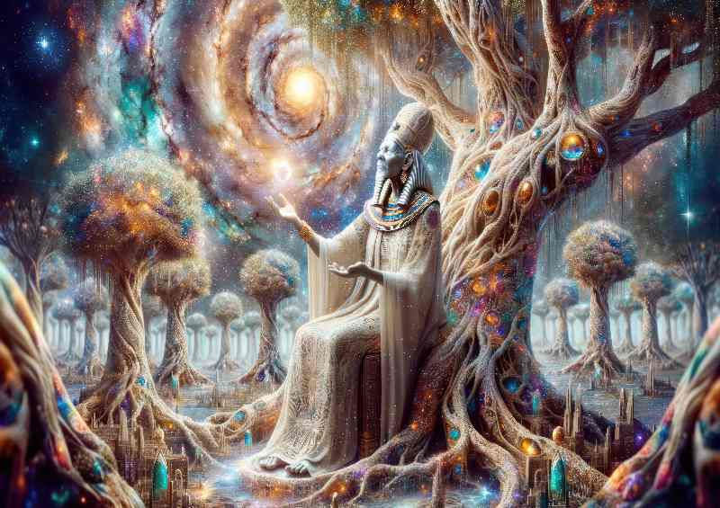 Egyptian goddess Iusaaset grandmother of the gods | Di-Bond