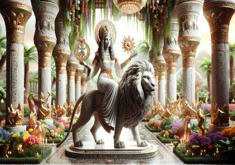 Egyptian goddess Qetesh goddess of love and beauty | Di-Bond