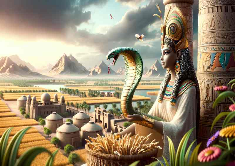 Renenutet Cobra Goddess Canvas