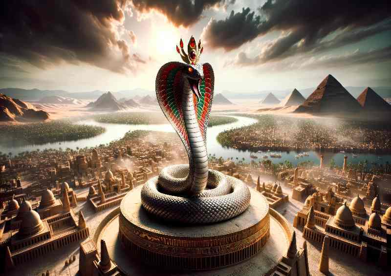 Egyptian goddess Wadjet cobra goddess of Lower Egypt | Di-Bond