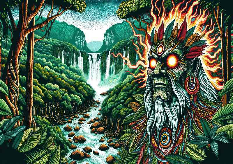 Tupa's Fury Metal Poster