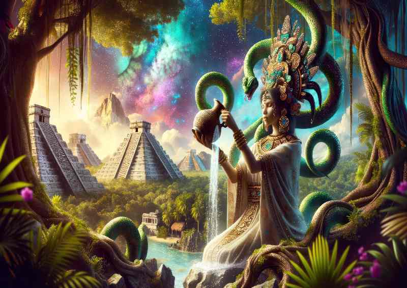Mayan goddess Ixchel powerful and mystical | Canvas