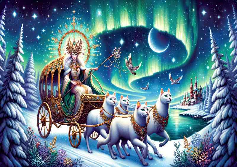 Norse goddess Freyja radiant and enchanting | Poster