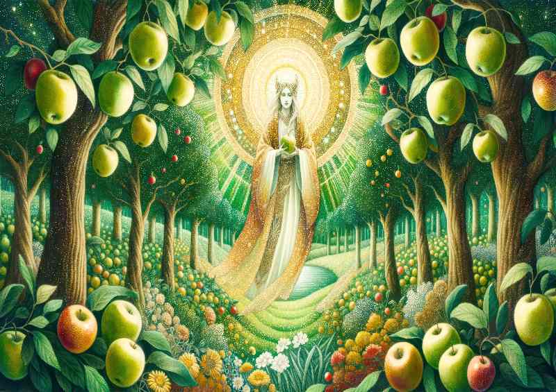 Norse goddess Idun keeper of the apples of youth | Poster