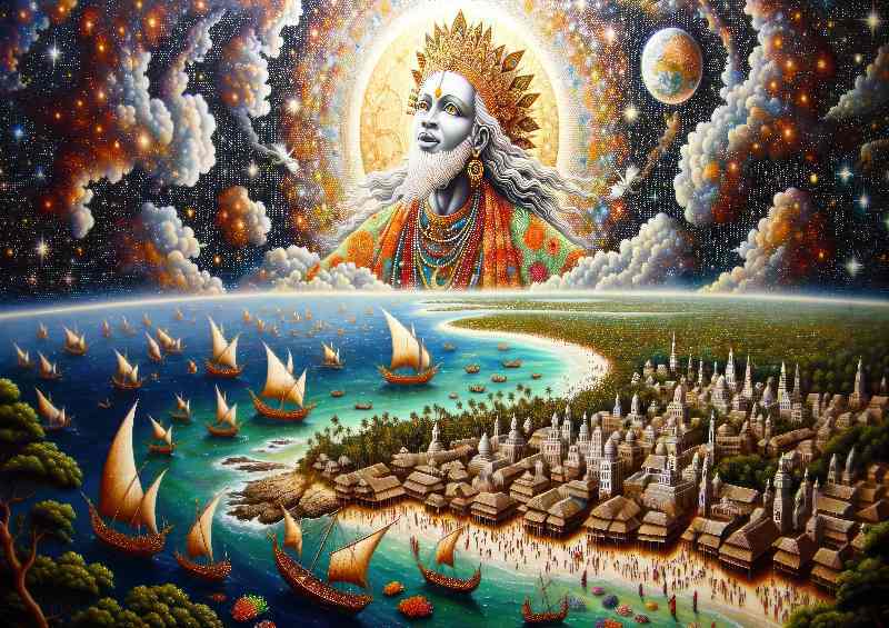 Swahili deity Mulungu creator of the universe | Poster