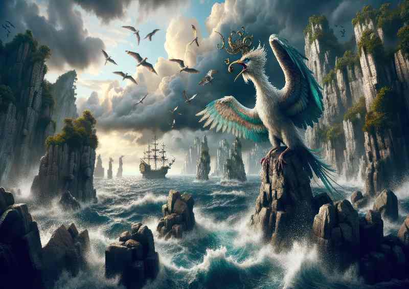 The enchanting Sirens bird women creatures | Canvas