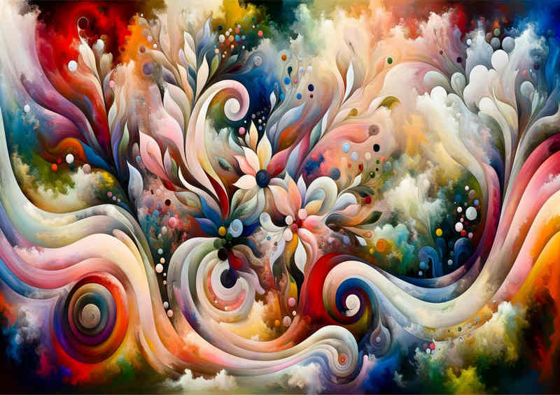 Blossom Bliss a dreamlike garden where flowers and plants | Di-Bond