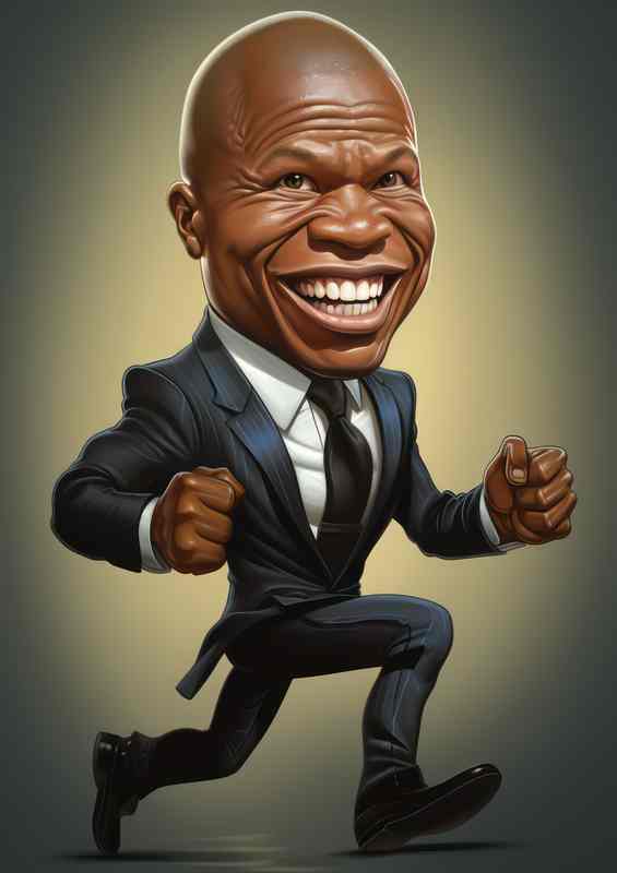 Caricature of Chris eubank boxer | Poster