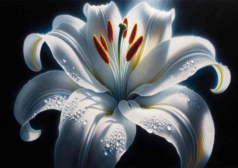 Lily Dew Metal Poster