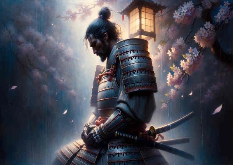 Warriors Reverie a samurai lost in thought | Di-Bond
