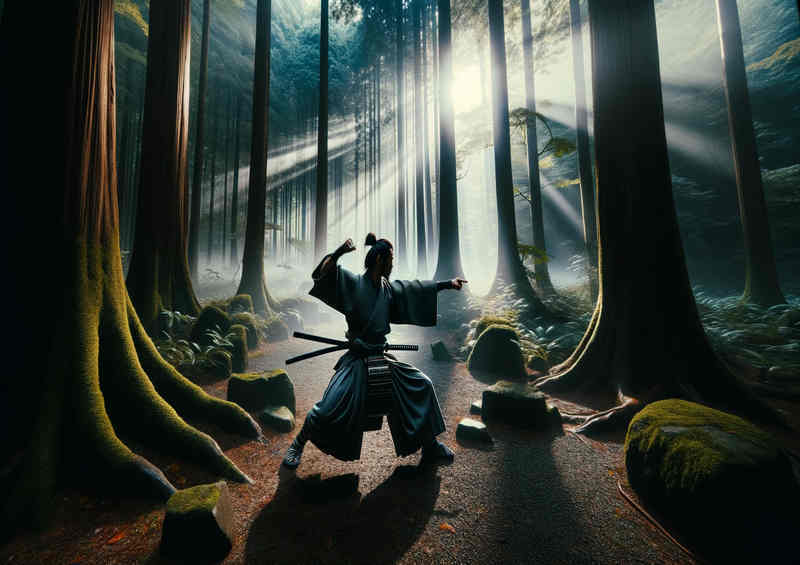 Warriors Way a samurai engaged in combat | Di-Bond