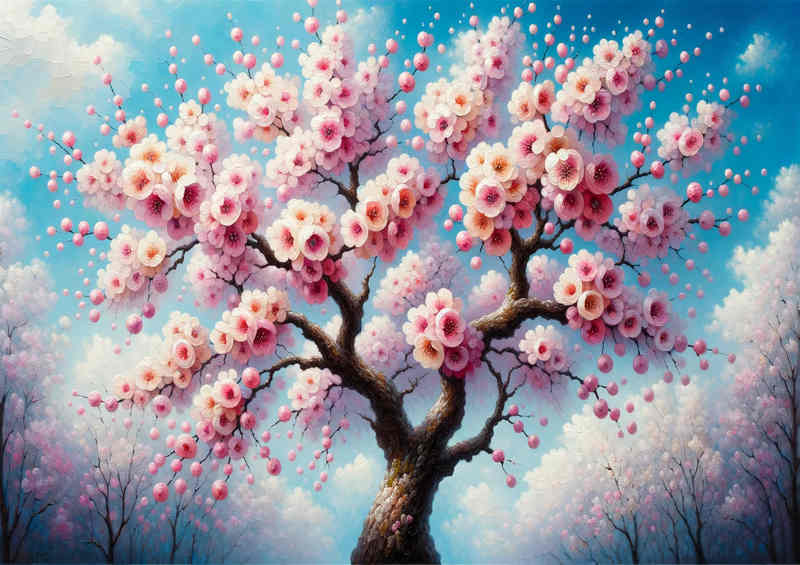 Blossoming Beauty a tree in full spring bloom | Poster