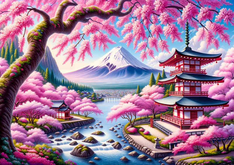 Sakura Blissful Blooms | Metal Poster