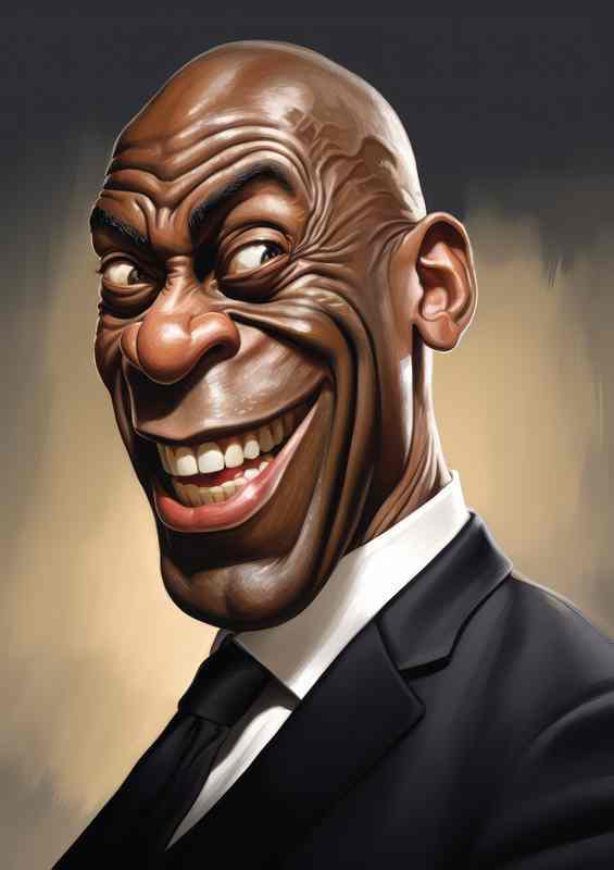 Caricature of Frank bruno | Di-Bond
