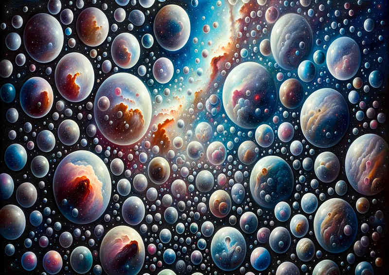 Celestial Bubbles Canvas