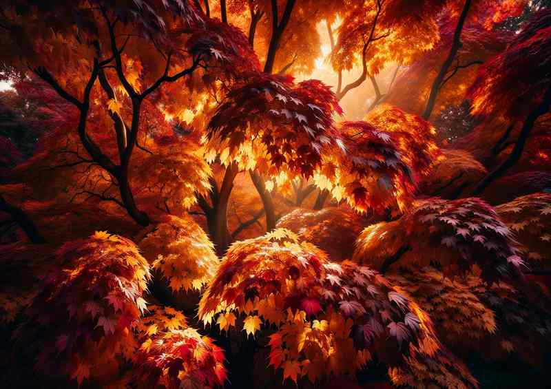 Amber Alcove a cluster of trees | Di-Bond